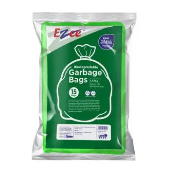 Ezee Biodegradeable Flat Garbage Bag- L