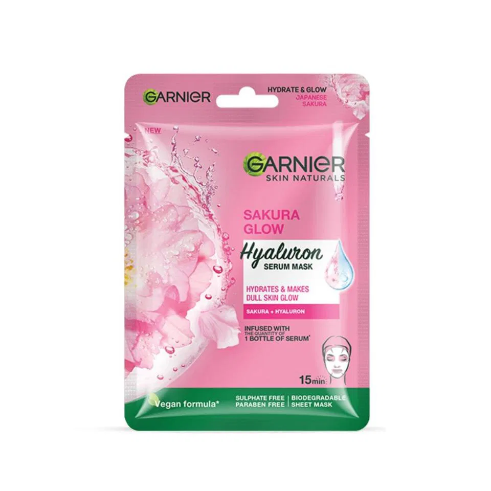 Garnier Face Serum Sheet Mask Pink