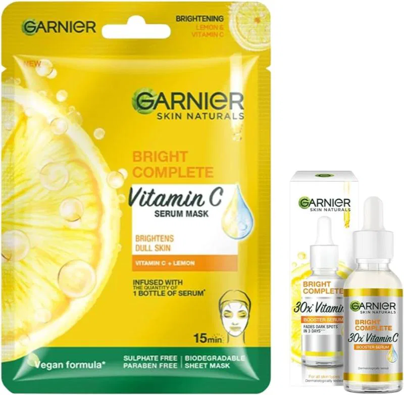 GARNIER VITAMIN C BOOSTER FACE SERUM SHEET