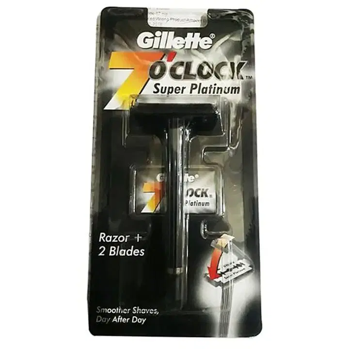 Gillette 7 O Clock Razor Platinum