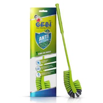 Gebi Sparkle Plus Antibacterial Mega Dual Action Toilet Brush