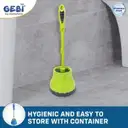 Gebi Sparkle Plus Antibacterial Toilet Round Brush With Container – image 2