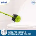 Gebi Sparkle Plus Antibacterial Toilet Round Brush With Container – image 4