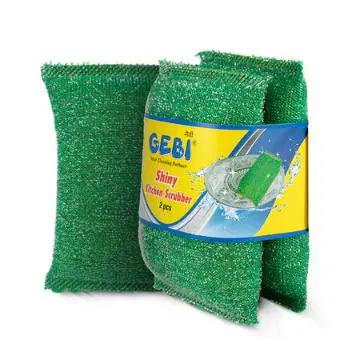 Gebi Sparkle Plus Shiny Kitchen Scrubber - 2Pc Pack