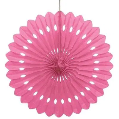 Hankley Paper Fan Decoration Assorted Colour