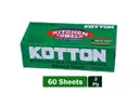 Kotton Box Kitchen Towel 2 Ply - 100% Virgin Pulp/Paper, 60 pulls single, 20 cm*20 cm – image 4