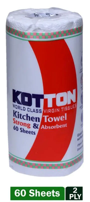 Kotton Kitchen Towel 2 Ply - 100% Virgin Pulp/Paper