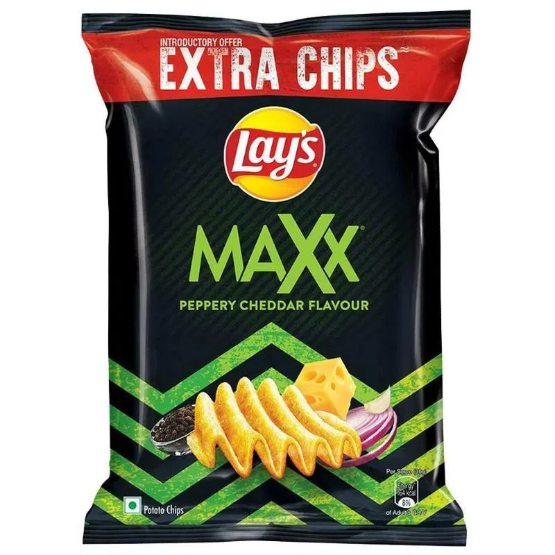 Lays Max Potato Peppry Cheddar Chips