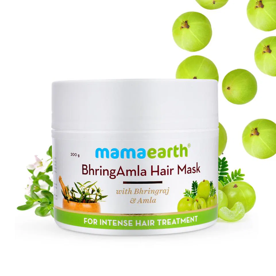 Mama Earth Hair Mask Bringha Amla