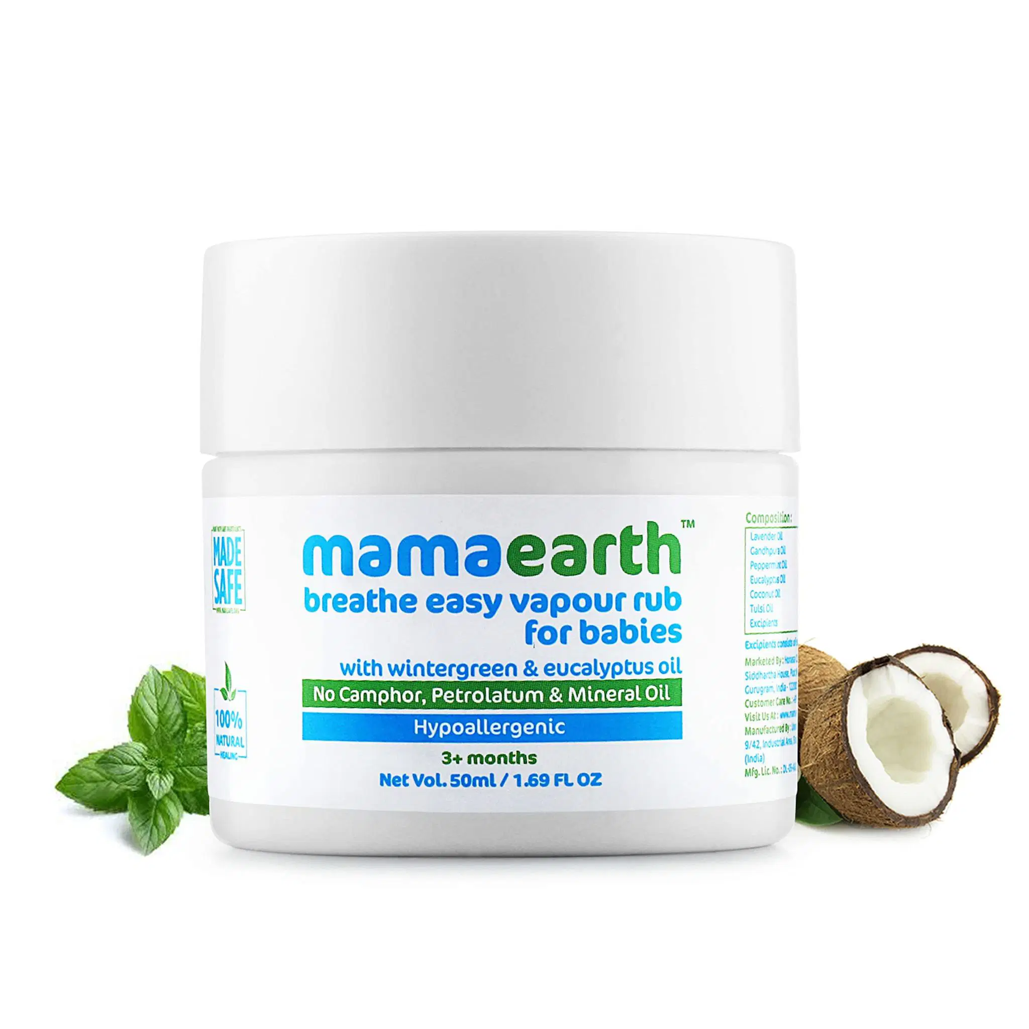Mama Earth Natural Breath Easy Vaporubb