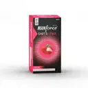 Manforce Extra Dotted (1740 Dots) Litchi Flavoured Condoms – image 1