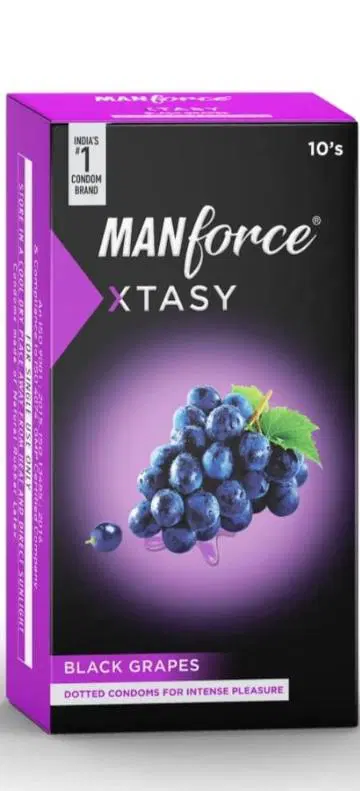 Manforce XTASY Black Grapes Condoms