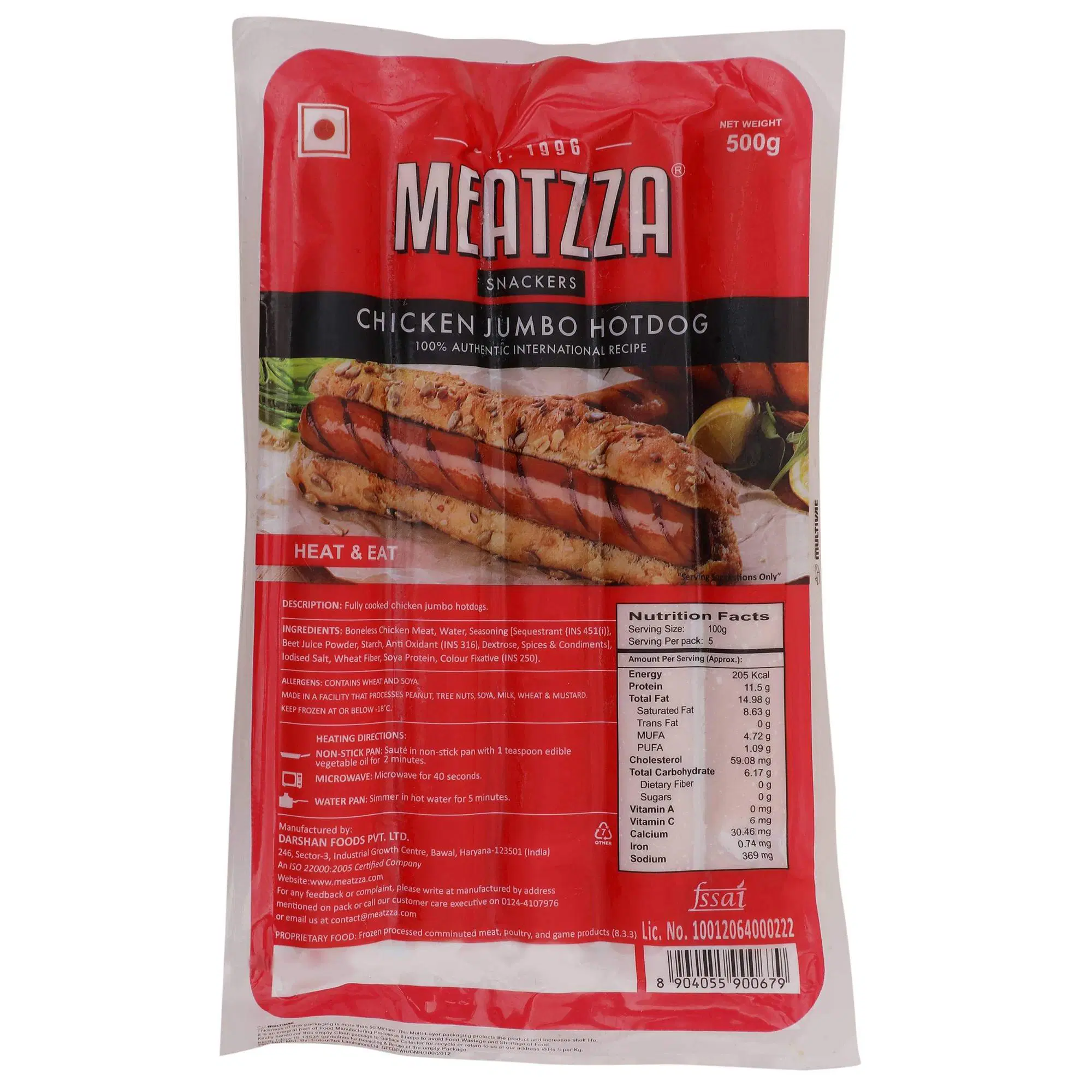 Meatzza Chicken Jumbo HotDog