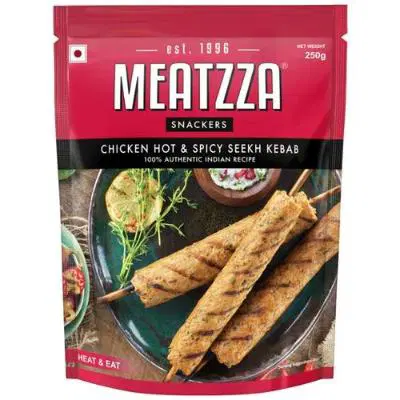 Meatzza Chicken Seekh Kabab Hot And Spicy