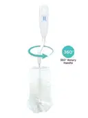 Mee Mee Bottle & Nipple Cleaning Brush (with 360-degree Rotary Handle White) – image 5