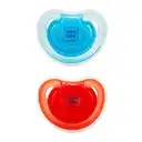 Mee Mee Soft Nipple Baby Pacifier (Red/Blue) – image 1