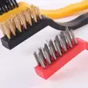 Mini Wire Cleaning Brush With Brass Nylon Stainless Steel Bristles – image 2
