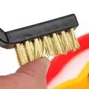 Mini Wire Cleaning Brush With Brass Nylon Stainless Steel Bristles – image 3