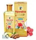 Navaratna Gold Ayurvedic Cool Hair Oil – image 1