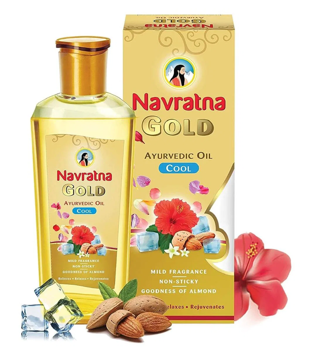 Navaratna Gold Ayurvedic Cool Hair Oil