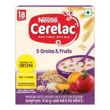 Nestle Cerelac 5 Grains & Fruits Cereal