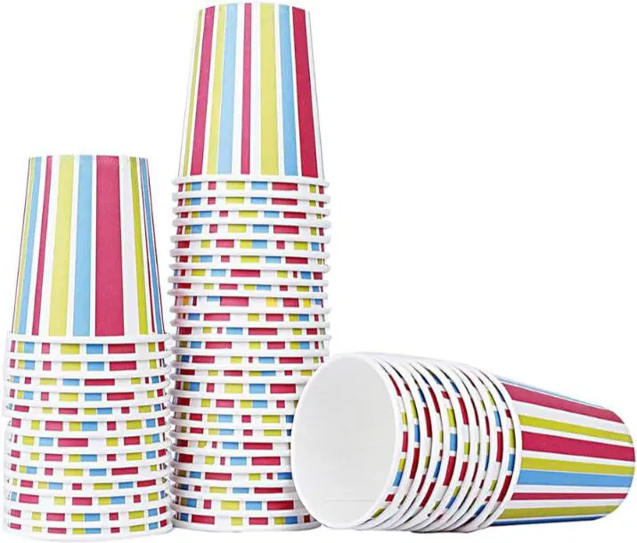 Origami Printed Paper Party Cups