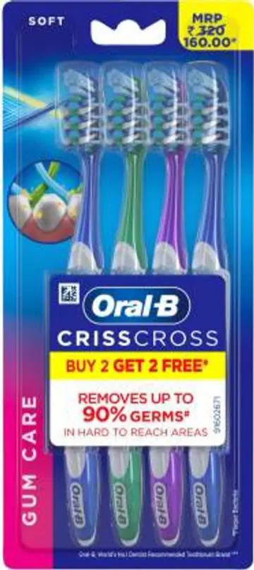 Oral B CrissCross Gum Care Neem Toothbrush