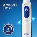 Oral-B Pro Expert Battery Operated With Replaceable Brush Head Electric Toothbrush (White) – image 3
