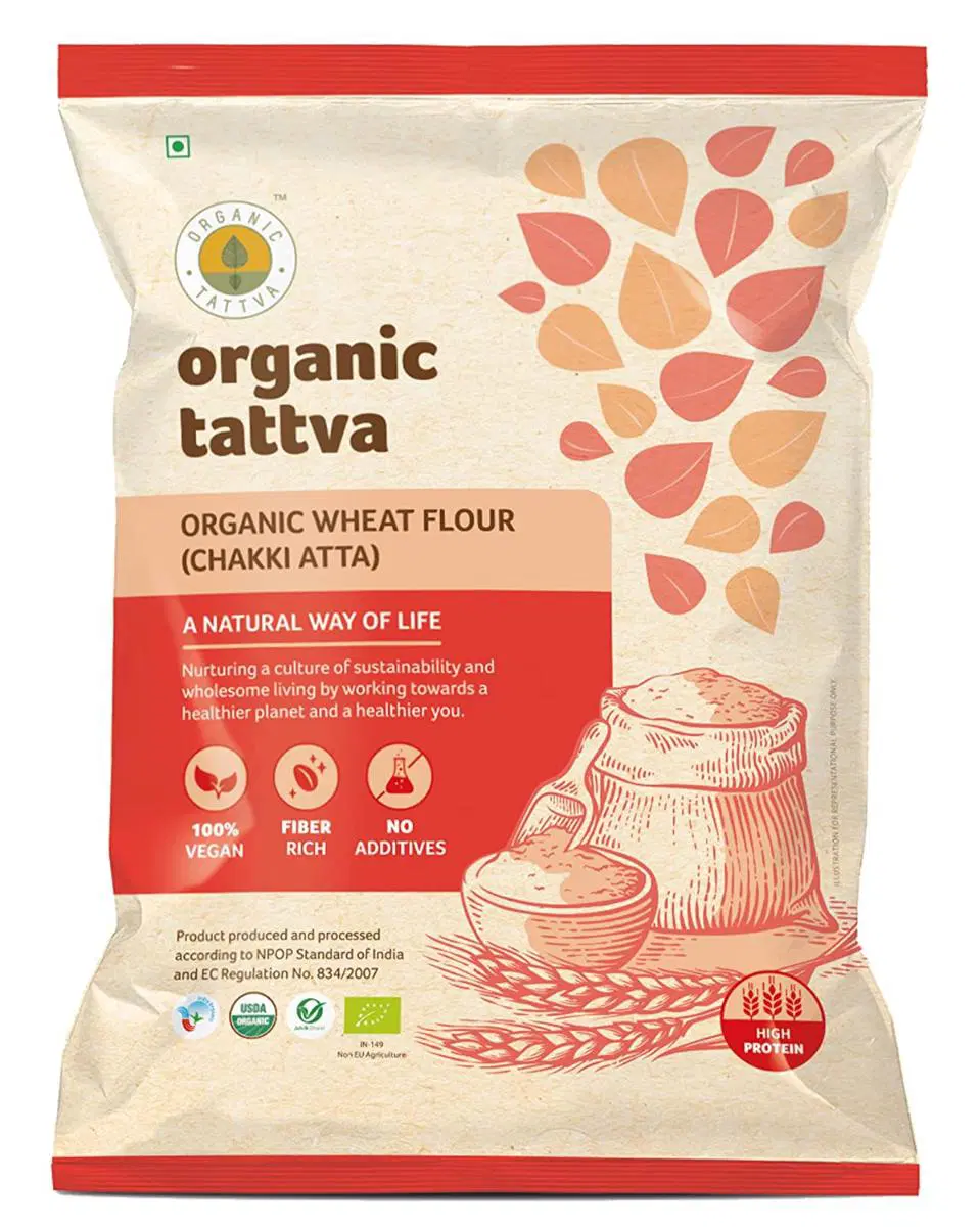 Organic Tattva Wheat Flour (Chakki Atta)