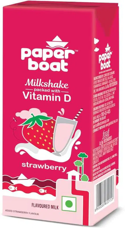 Paper Boat Strawberry Milk Shake