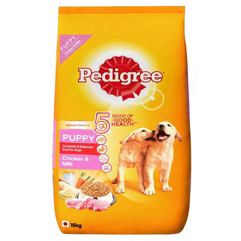 Pedigree Dry Dog Food Chicken And Milk For Puppies