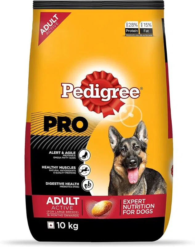Pedigree Dry Dog Food Expert Nutrition For Active Adult Dogs