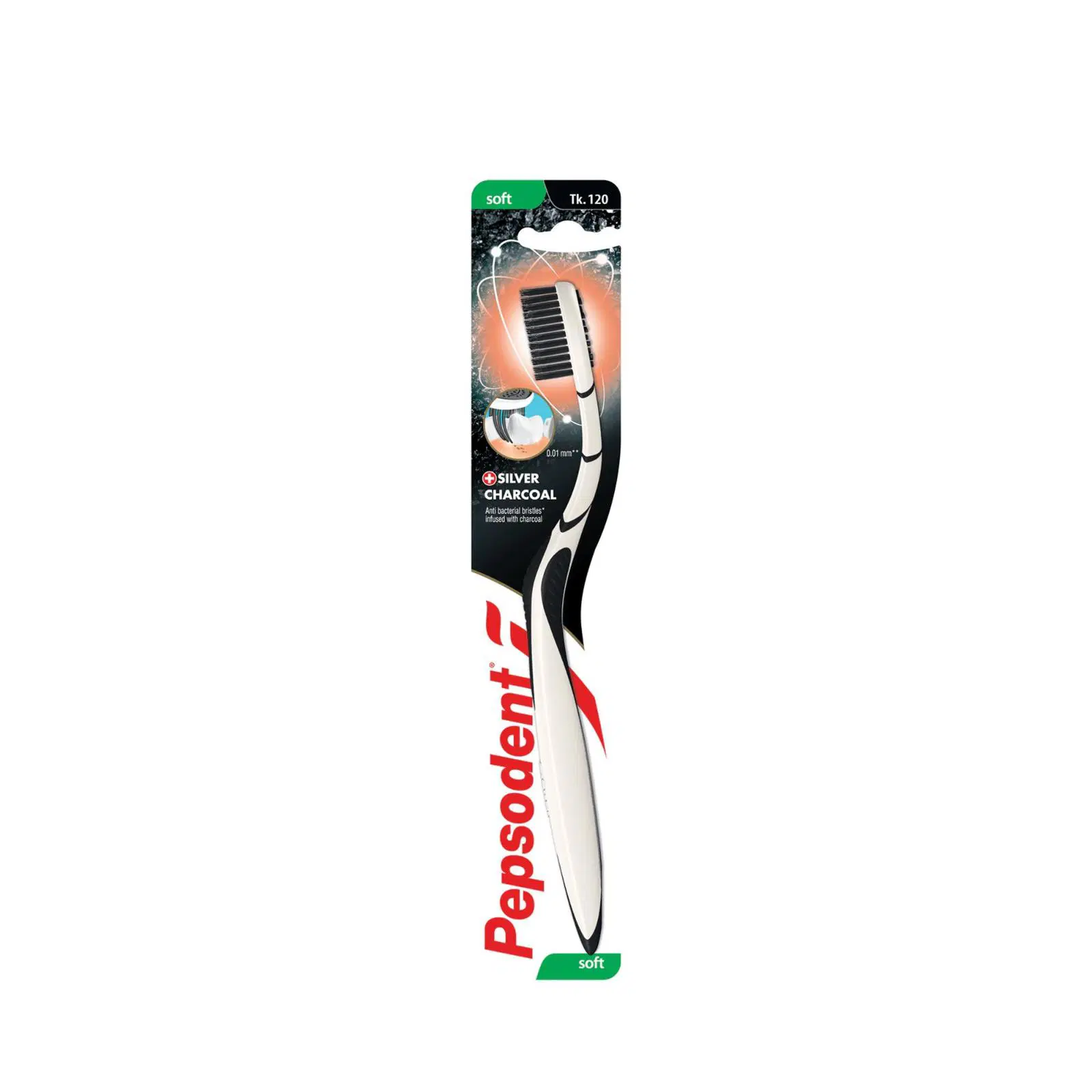 Pepsodent Silver Charcoal Anti Bacteria Tooth Brush