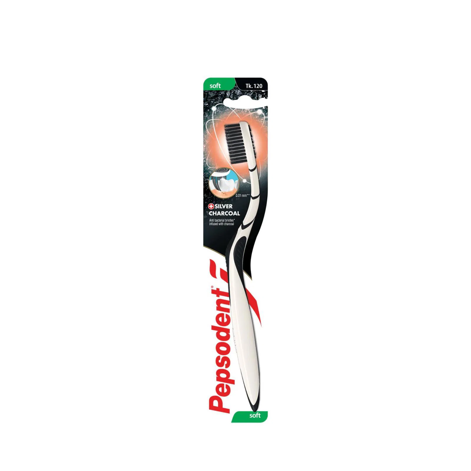 Pepsodent Silver Charcoal Anti Bacteria Tooth Brush