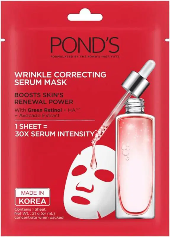 Ponds Wrinkle Correcting Serum Mask