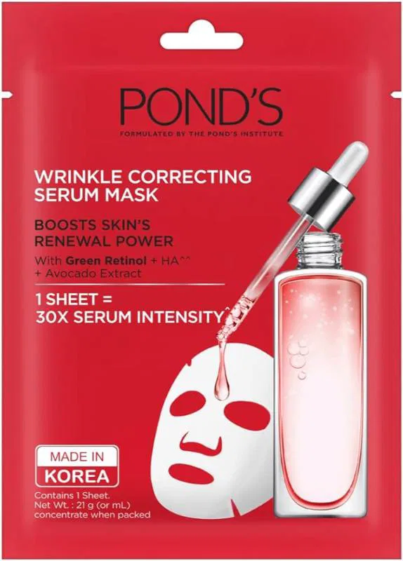 Ponds Wrinkle Correcting Serum Mask