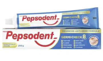 Pepsodent Germicheck 8 Actions, Toothpaste With Anti-Germ Formula, Clove & Neem Oil,