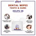 Petvit Dental Wipes For Tartar And Plaque Remover For Teeth Cleaning – image 4