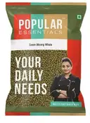 Popular Essentials Green Moong Whole – image 1