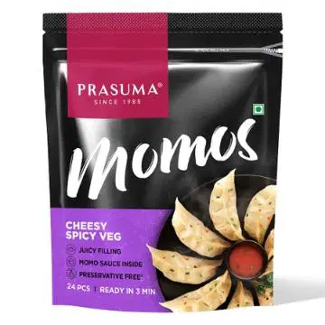Prasuma Momos Cheesy Spicy Veg