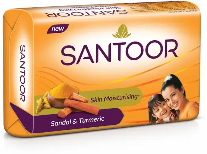 Santoor Sandal And Turmeric Soap