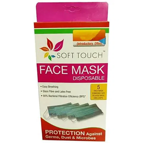 Soft Touch Face Mask Disposable