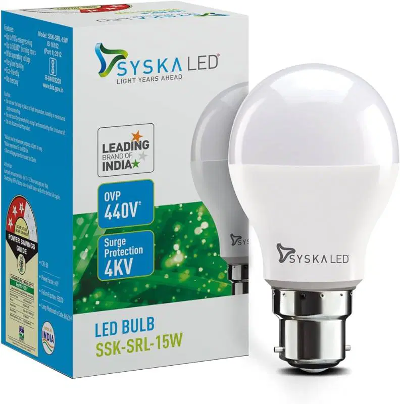 Syska Led Bulb 15 Watt