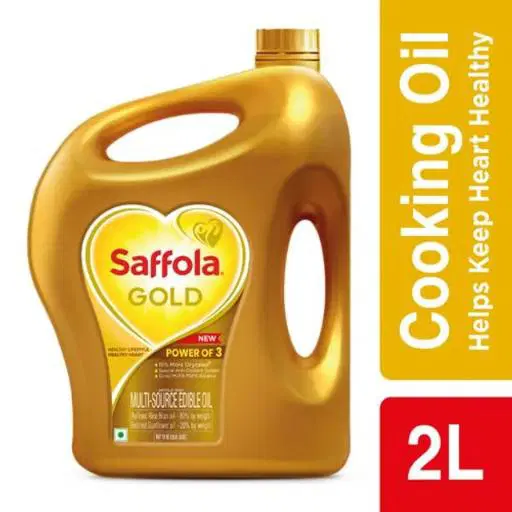 Saffola Gold Refined Cooking Oil (Jar)