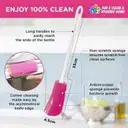 Scotch-Brite Plastic Bottle Cleaner Brush (Pink and White) – image 3