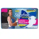 Stayfree Secure Sanitary Pads with Wings (Extra Large) – image 1