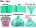 Swachhta First Garbage Bags - Oxo Bio Degradable Medium ,Green (19 x 21 Inches) – image 4