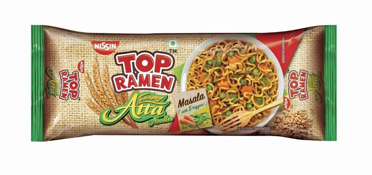 Top Ramen Masala Atta Noodles