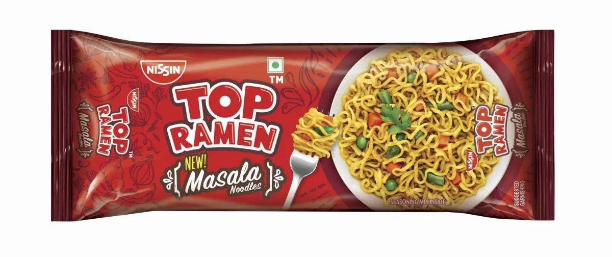 Top Ramen Noodles Curry Veg
