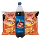 Thums Up(1.25L) & Lay's West Indies Chips(50g) Combo – image 1